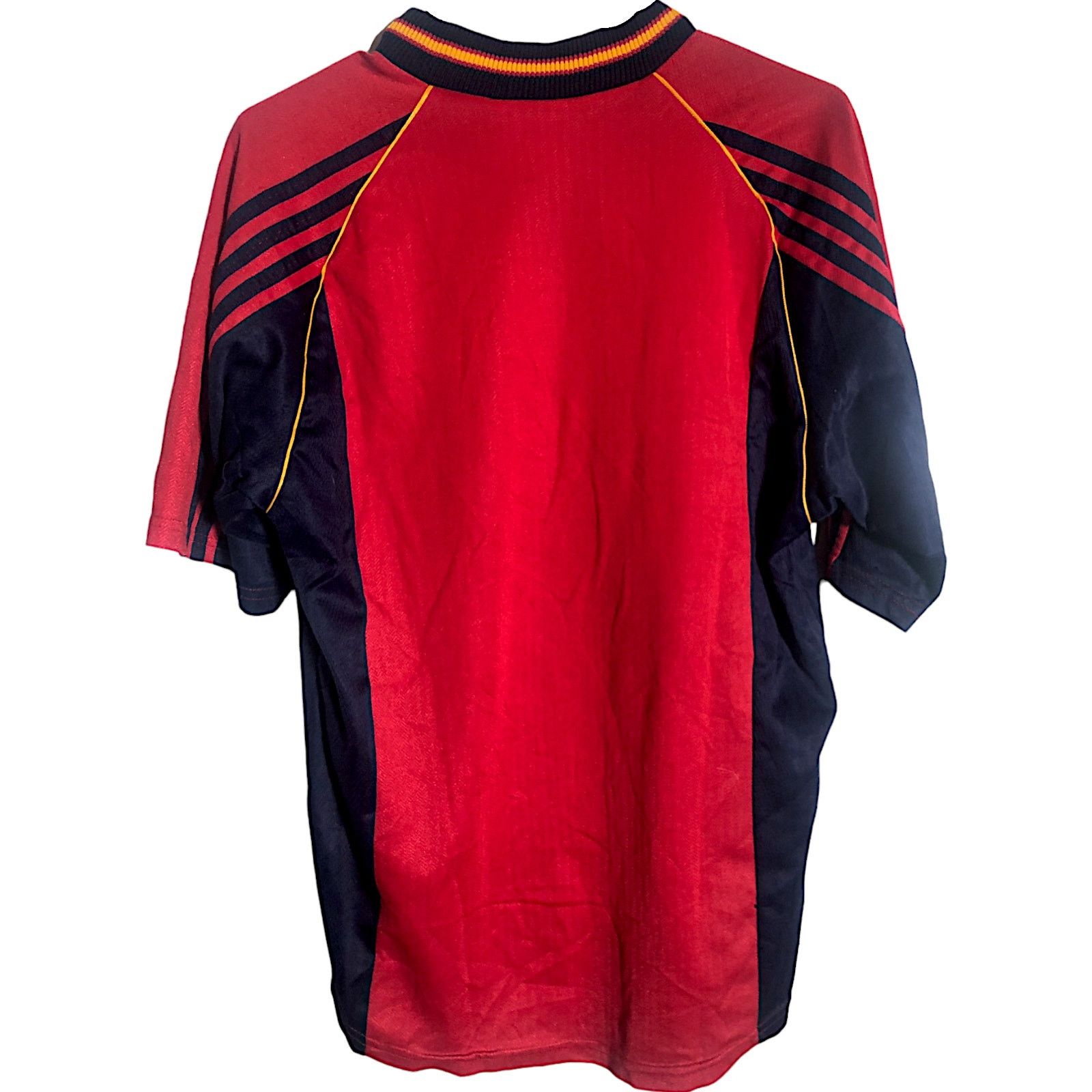 Adidas Spain 1998 Adidas FEF Home World Cup Soccer Jersey - Small Size US S / EU 44-46 / 1 - 2 Thumbnail