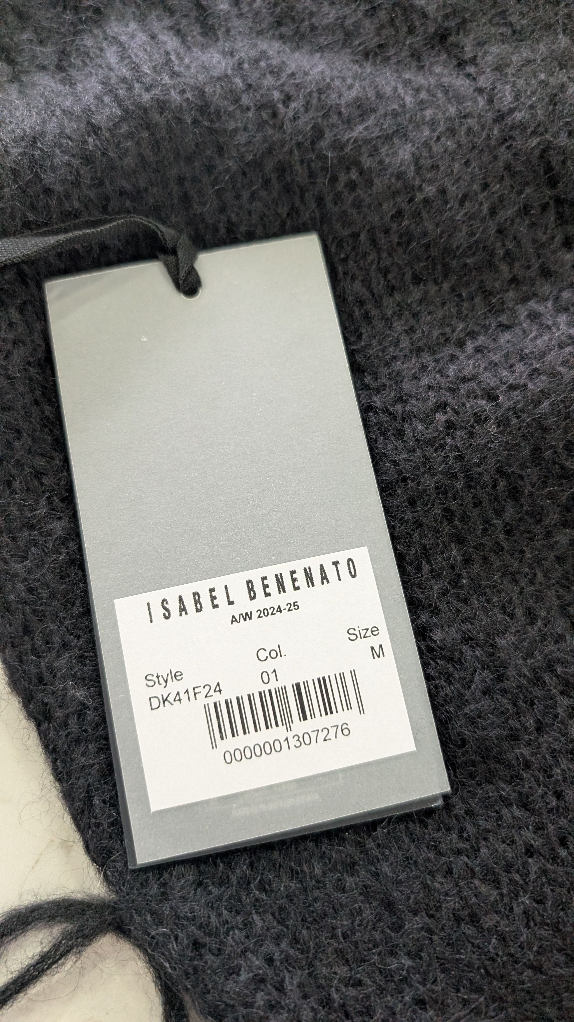 Isabel Benenato Isabel Benenato Black Alpaca Mohair Turtleneck Size M Size M / US 6-8 / IT 42-44 - 7 Thumbnail