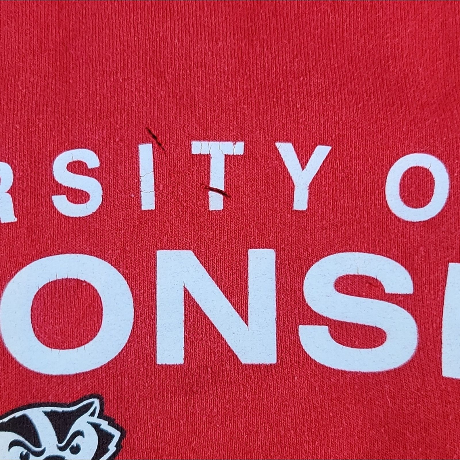 Gildan Vtg University of Wisconsin Badgers Sweatshirt Size S / US 4 / IT 40 - 5 Thumbnail