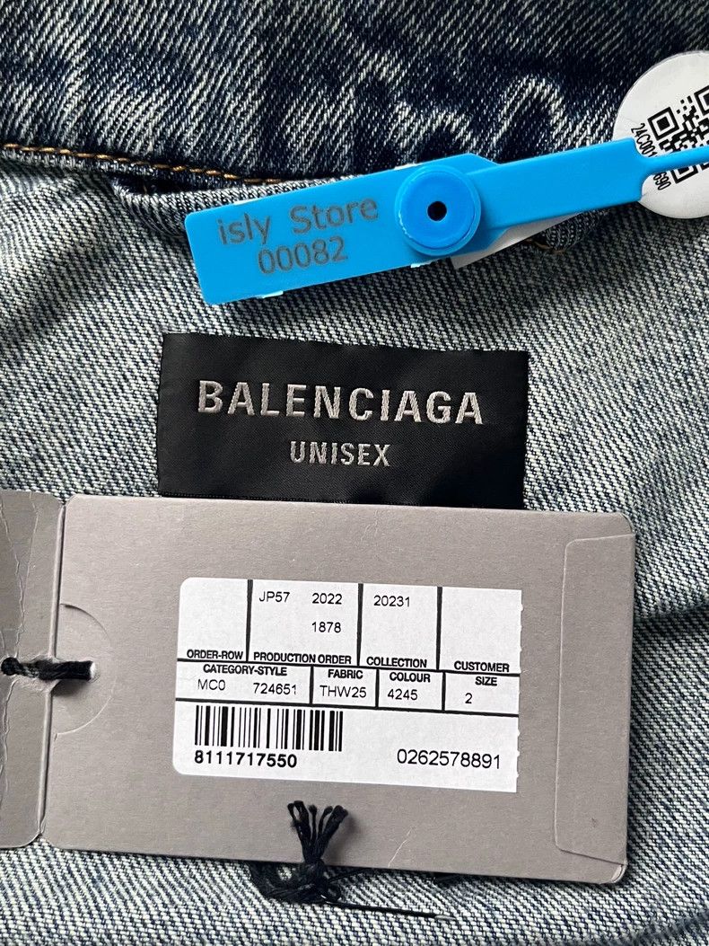Balenciaga Balenciaga size 2 Washed effect lapel single breasted long Size US S / EU 44-46 / 1 - 4 Thumbnail