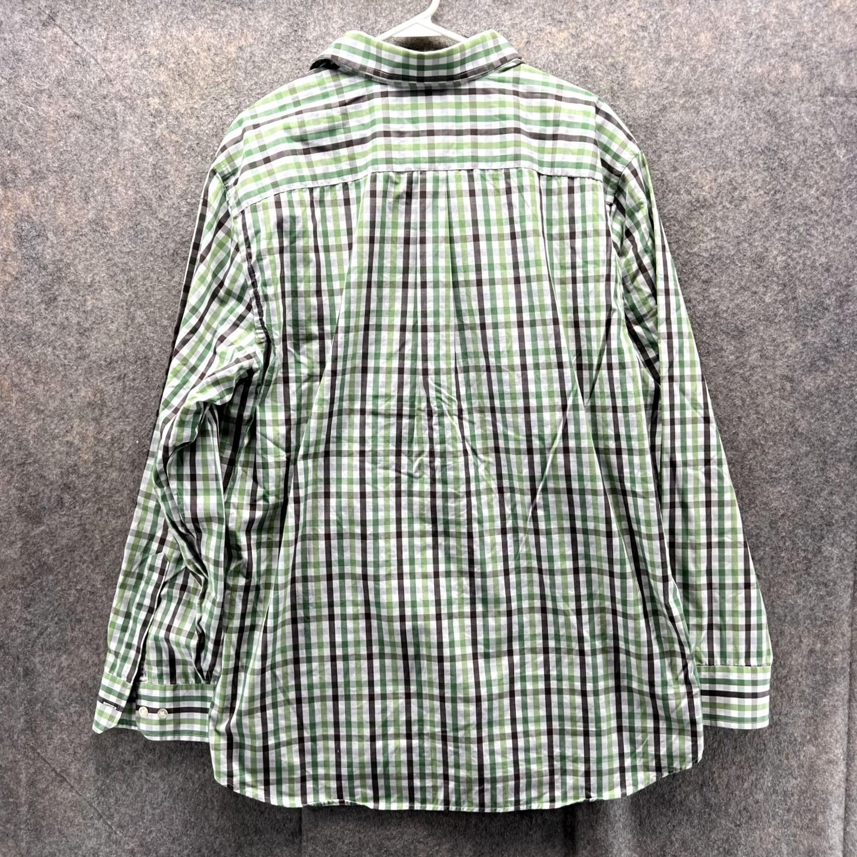 Banana Republic VINTAGE Banana Republic Shirt Men 2XL XXL Green Check Button-Down Slim Fit Casual Casual/Workwear/Business Shirt Mens Bernie Size US XXL / EU 58 / 5 - 2 Thumbnail