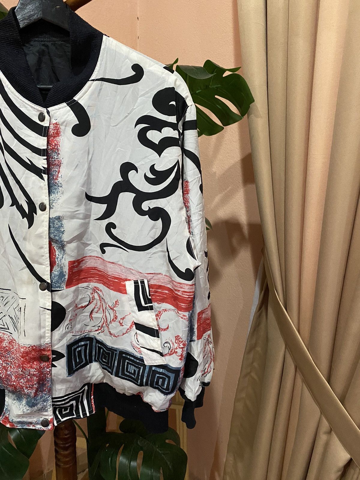 Other Reversible Abstract Print Bomber Jacket - Modern Streetwear Size US L / EU 52-54 / 3 - 4 Thumbnail