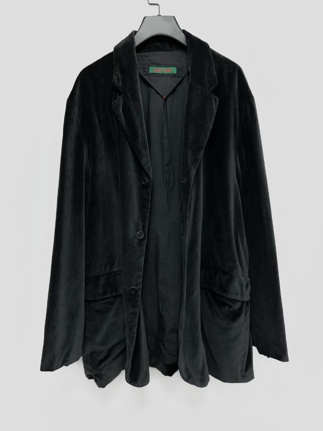 Casey Casey casey casey Black Gray Velvet Blazer Size US S / EU 44-46 / 1 - 3 Thumbnail