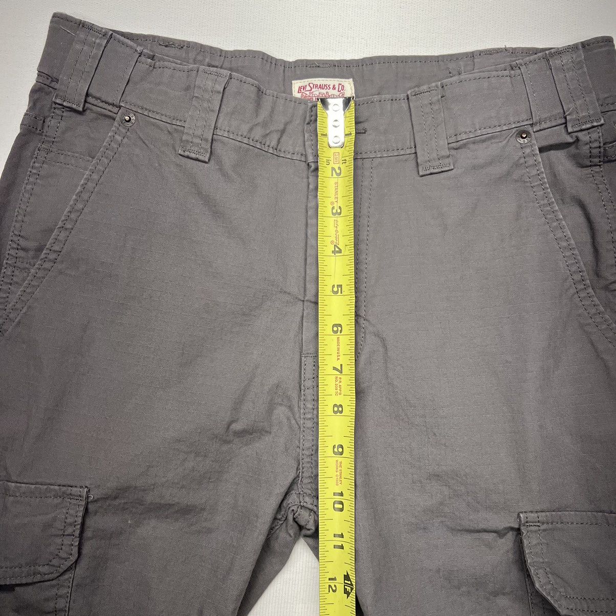 Levi's Levis Cargo Pants Grey Ripstop Straight Tactical Y2K Size US 29 - 23 Thumbnail