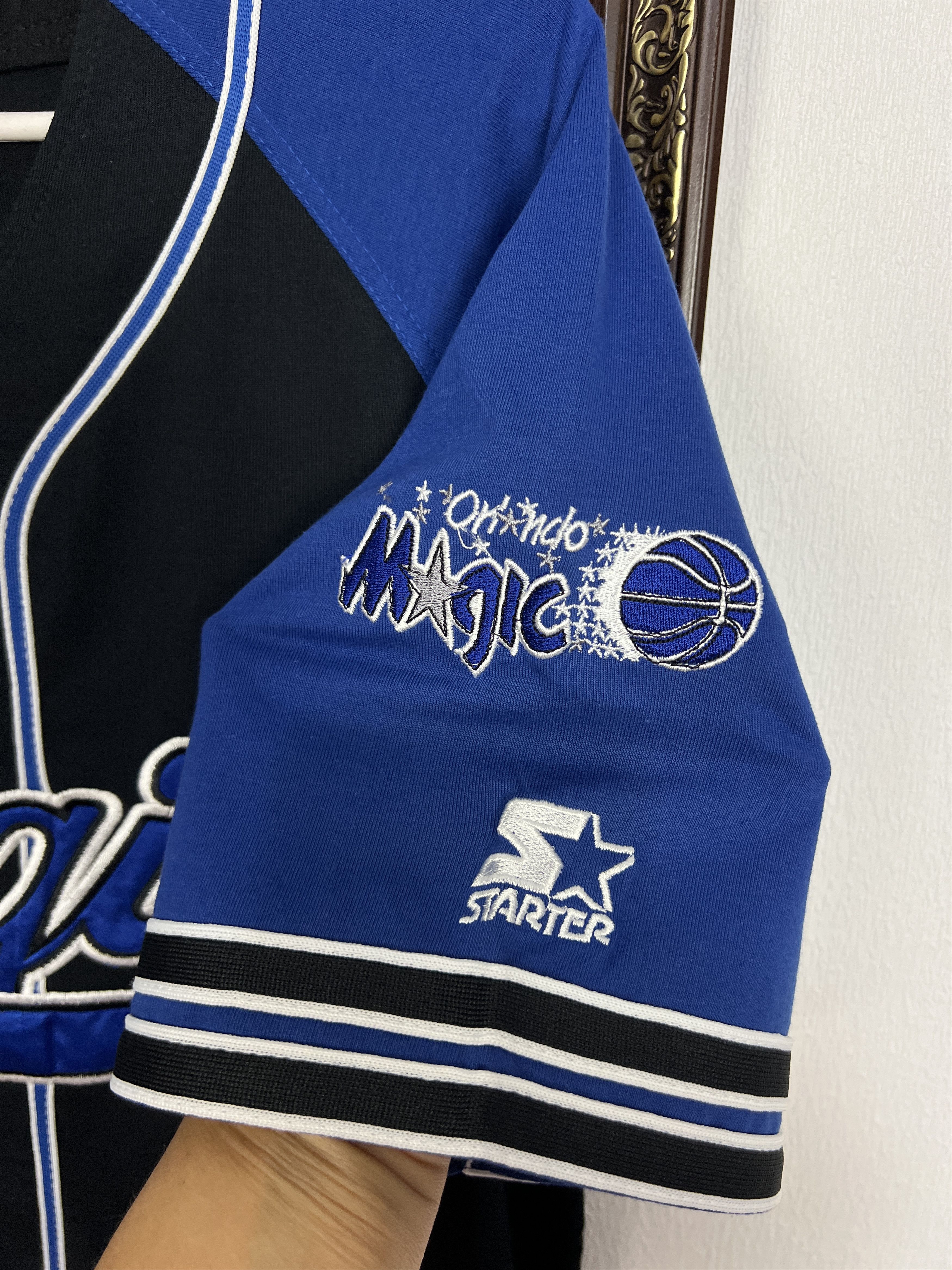 Starter Vintage 90's Orlando Magic NBA Baseball Jersey Trikot Shirt Size US M / EU 48-50 / 2 - 4 Thumbnail