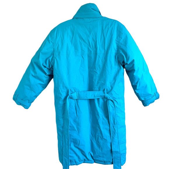 Vintage Vintage Blue Down Gore-Tex Duvet Midi Puffer Parka - Small Size S / US 4 / IT 40 - 14 Thumbnail