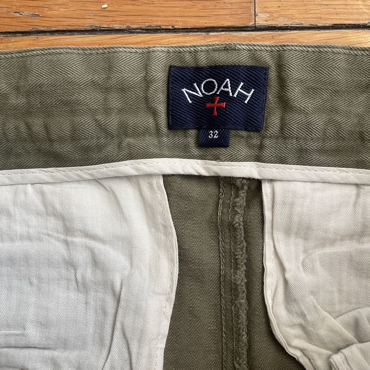 Noah Noah Double Pleated Army Green Pants Size US 32 / EU 48 - 4 Thumbnail