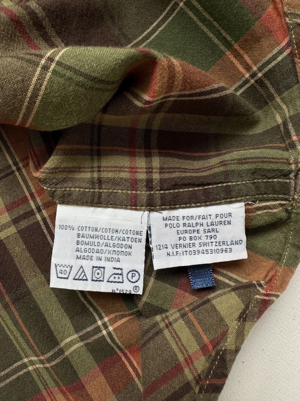 Polo Ralph Lauren × Vintage Vintage Y2k Polo Ralph Lauren Check Button Up Shirt Size US L / EU 52-54 / 3 - 10 Thumbnail