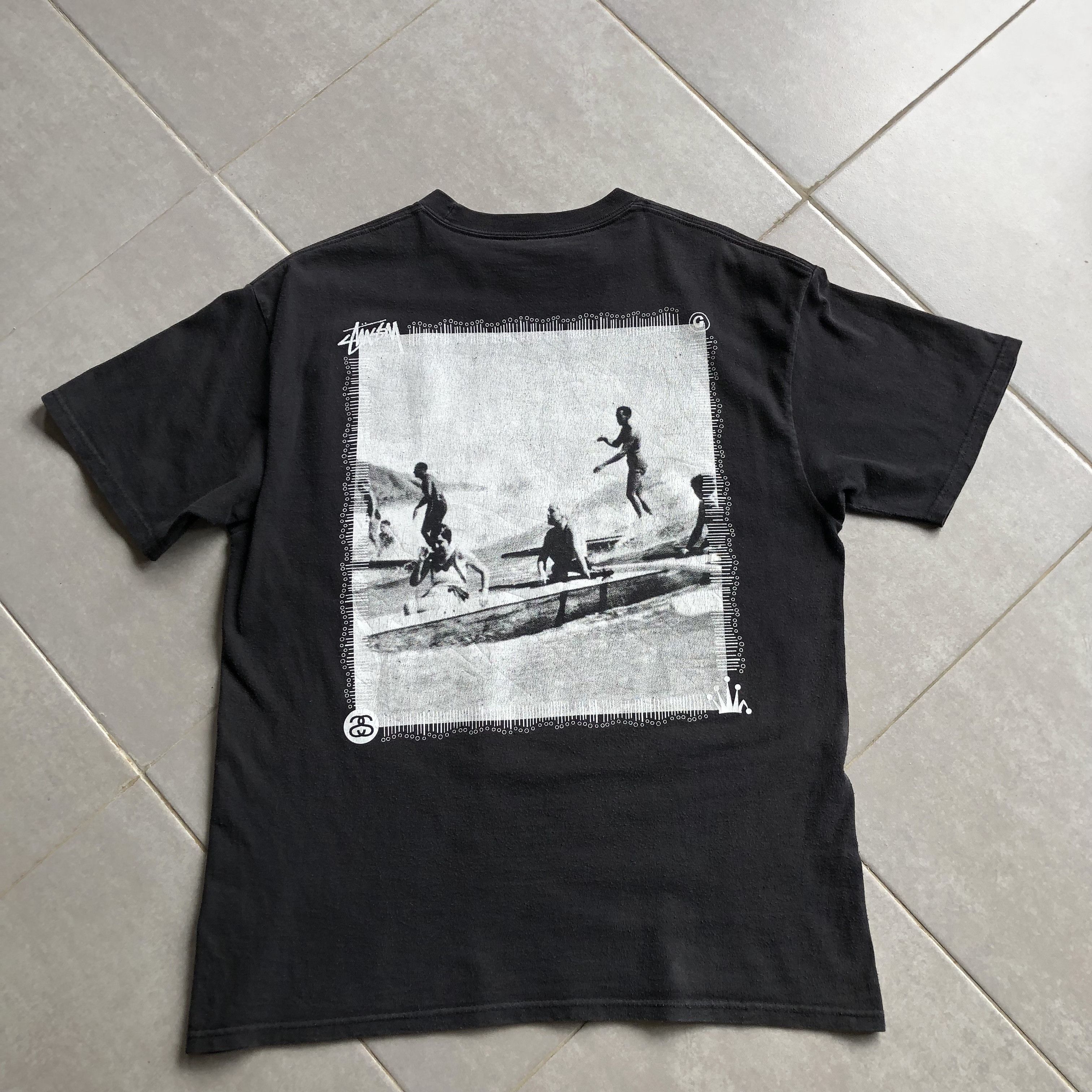 Stussy × Vintage Vintage Stussy photo tee Size US L / EU 52-54 / 3 - 7 Thumbnail
