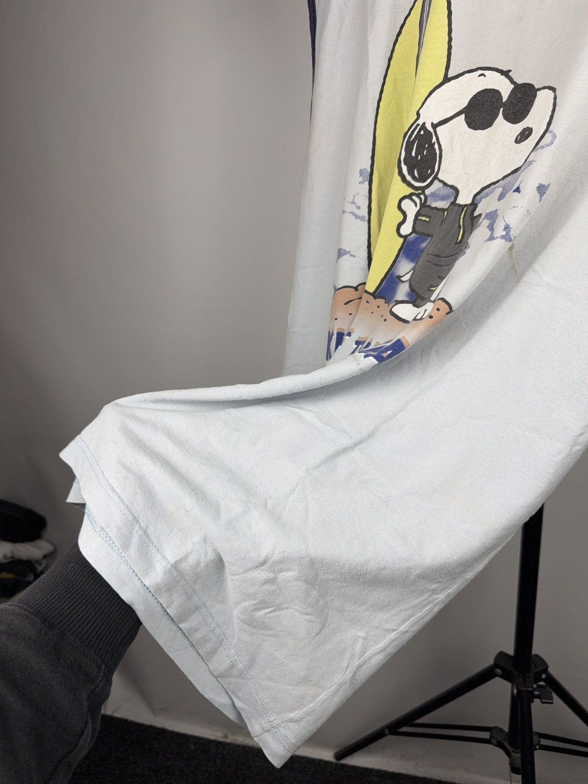 Peanuts 80s Peanuts Vintage Snoopy King Of The Beach Surf Sleeveless Size US XXL / EU 58 / 5 - 11 Thumbnail