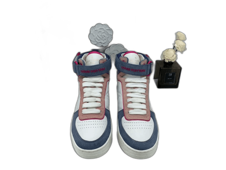 Louis Vuitton Louis Vuitton Macaron Pink and White Sneakers Size US 6 / IT 36 - 1 Thumbnail