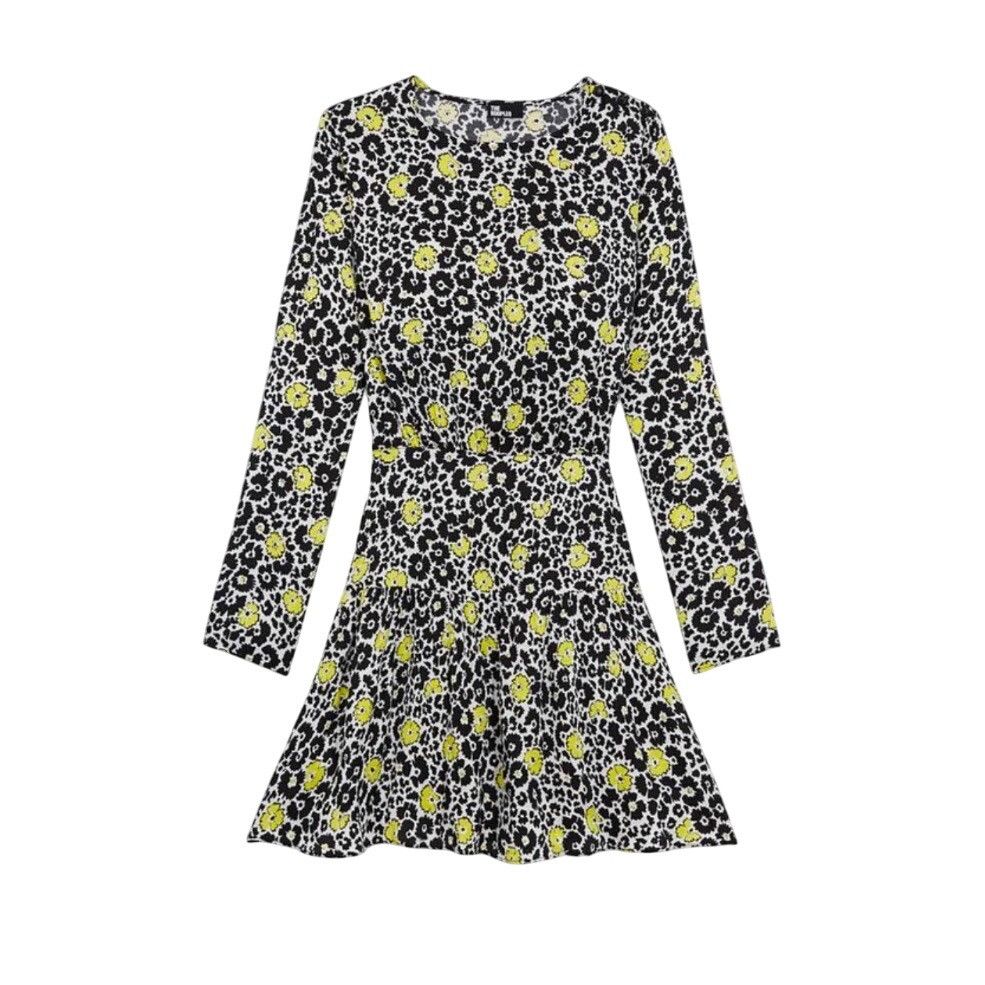 The Kooples The Kooples Floral Print Dress Size 1 Small Long Sleeve Vis Size S / US 4 / IT 40 - 3 Thumbnail