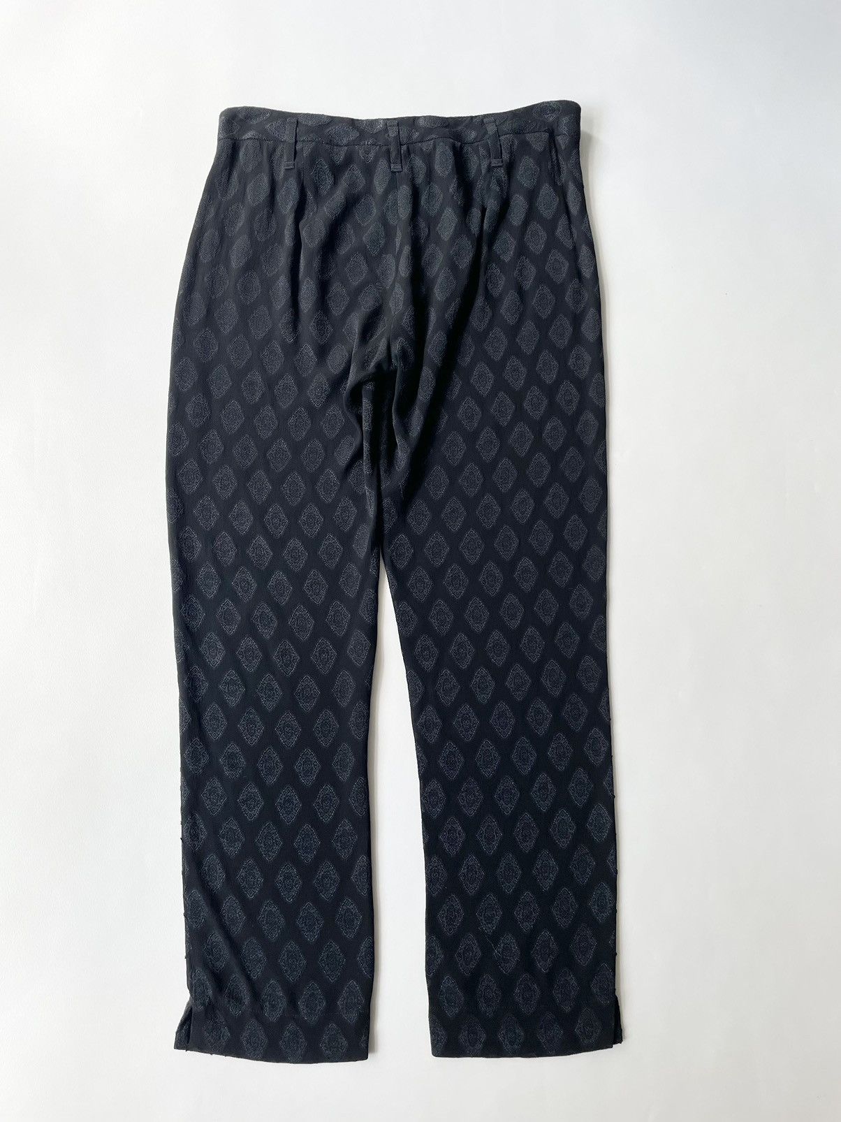 Ann Demeulemeester Medallion Jacquard Voile Trousers Size 28" / US 6 / IT 42 - 17 Thumbnail