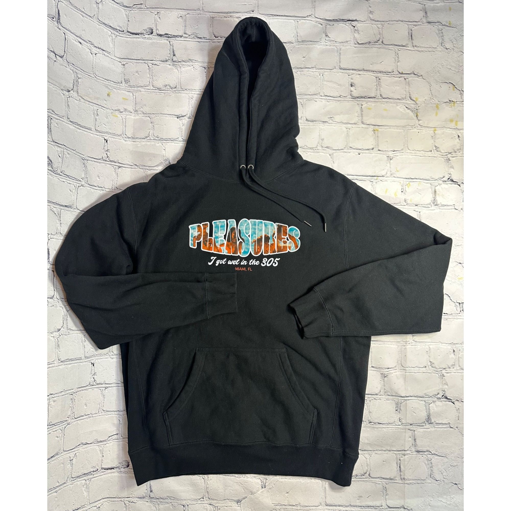 Pleasures Pleasures “ I got Wet in the 305 “ Miami Exclusive Hoodie Size US XL / EU 56 / 4 - 1 Thumbnail