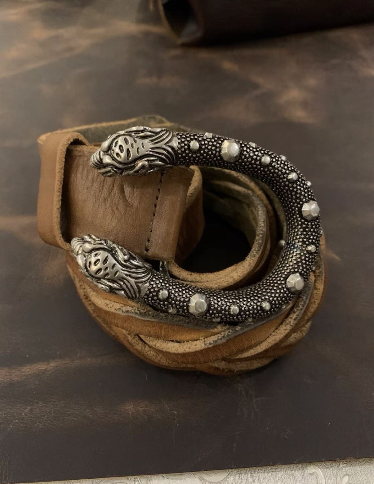 Gucci Gucci genuine leather belt K16 Size ONE SIZE - 1 Thumbnail