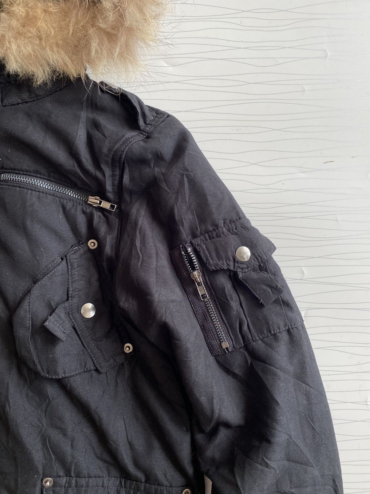 If Six Was Nine × Japanese Brand × Le Grande Bleu (L.G.B.) Japanese Cryx black Fur jacket Size US M / EU 48-50 / 2 - 4 Thumbnail