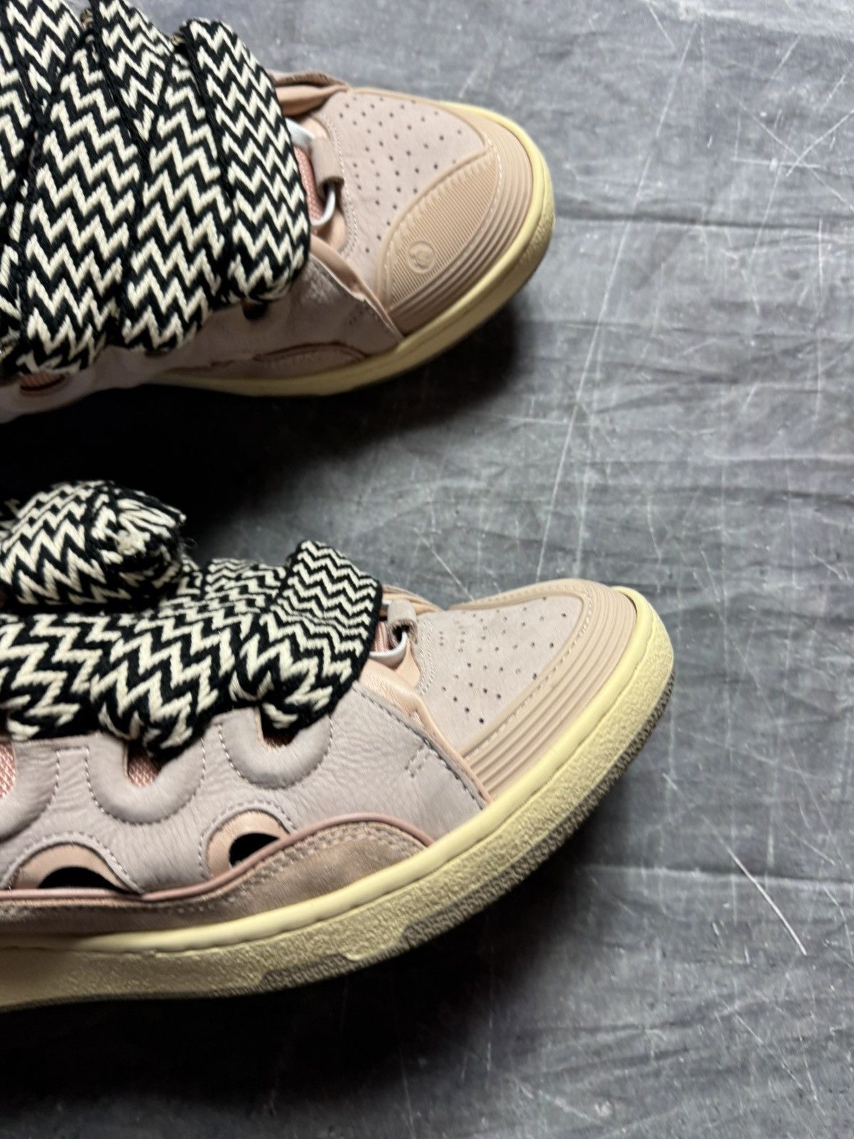 Lanvin Lanvin Curb Mule Sneakers in Pink Size US 13 / EU 46 - 3 Thumbnail
