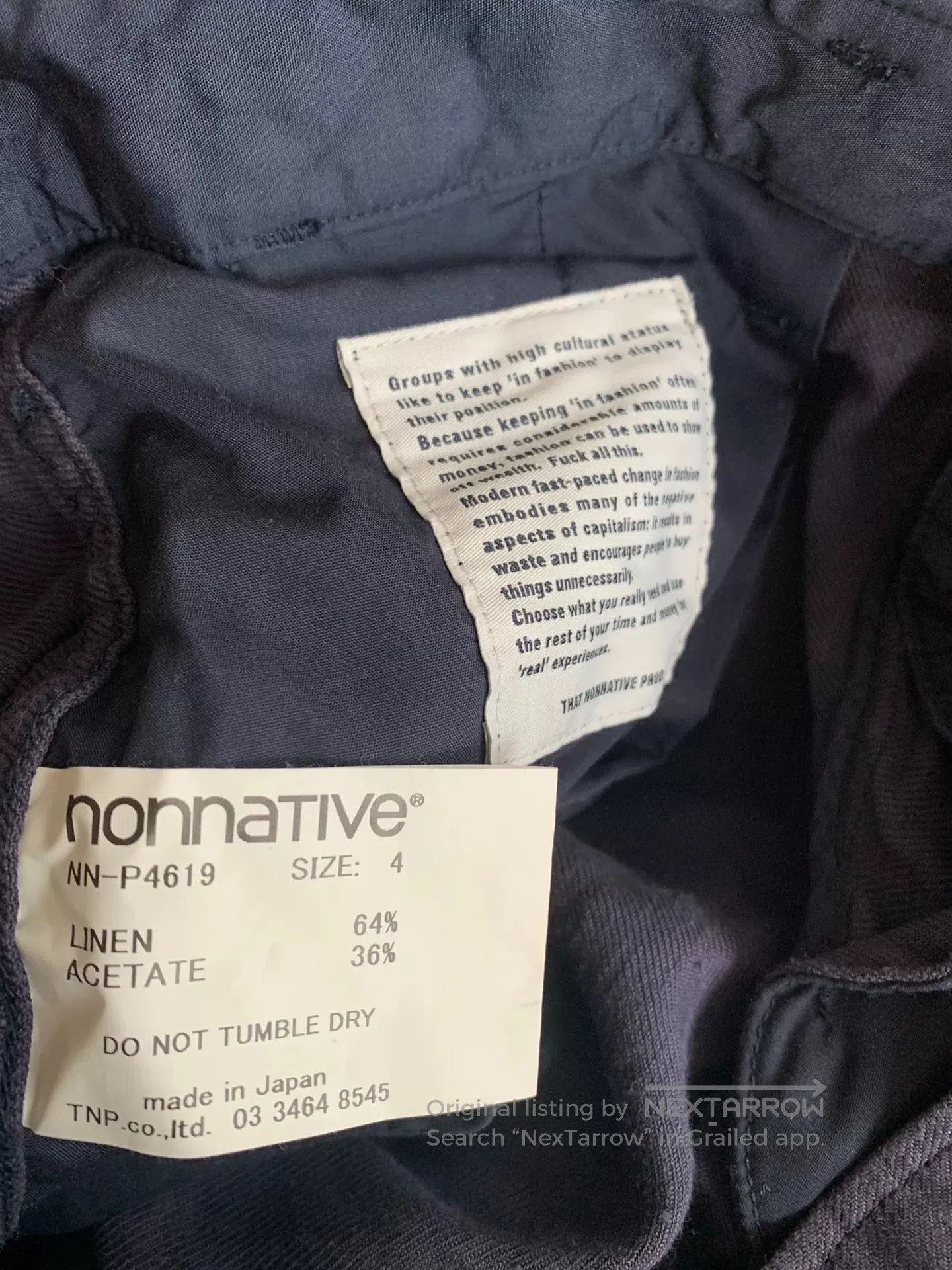 Nonnative nonnative trooper military casual trousers. Size US 36 / EU 52 - 4 Thumbnail
