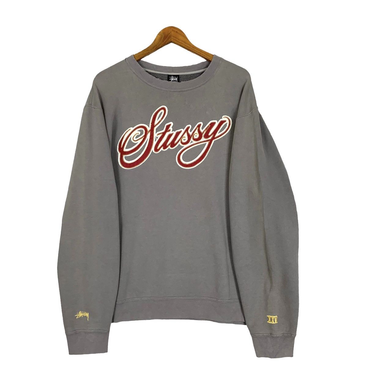 Stussy Vintage Stussy Big Logo Crewneck Sweatshirt SizeXL Size US XL / EU 56 / 4 - 1 Thumbnail