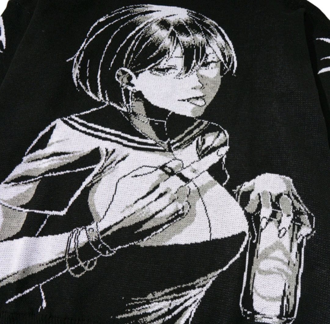 Anime × Japanese Brand ANIME Waifu Idol Anime MiddleFinger Size XL Size US XL / EU 56 / 4 - 2 Thumbnail