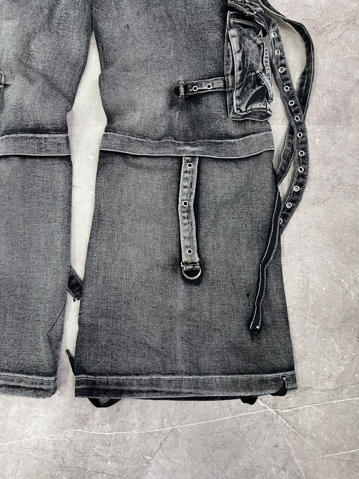 Tripp NYC Tripp NYC X-strap denim pants y2k gothic hype Style Size US 32 / EU 48 - 11 Thumbnail