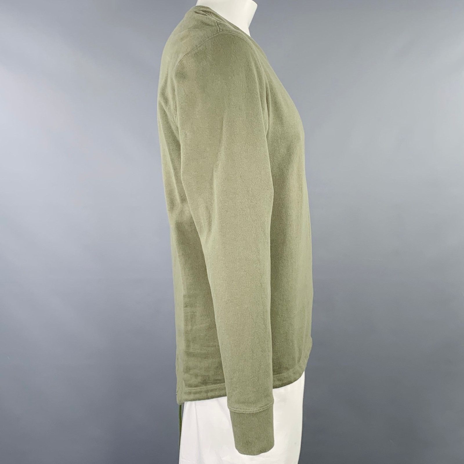 John Elliott JOHN ELLIOTT Size L Green Cotton Crew Neck Sweatshirt Size US L / EU 52-54 / 3 - 2 Thumbnail