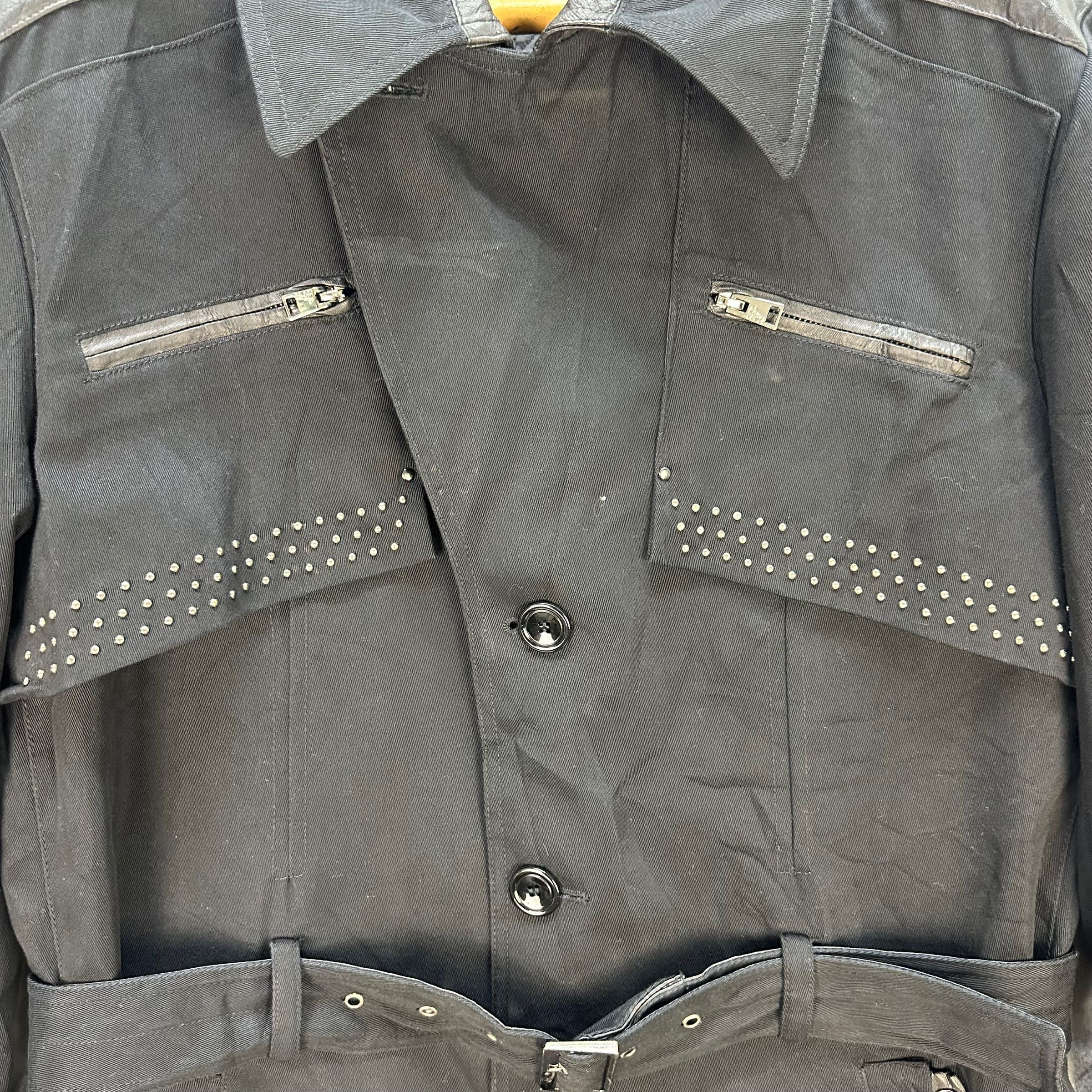Versace VERSACE COLLECTION BELTED COAT #7597-156 Size US L / EU 52-54 / 3 - 3 Thumbnail