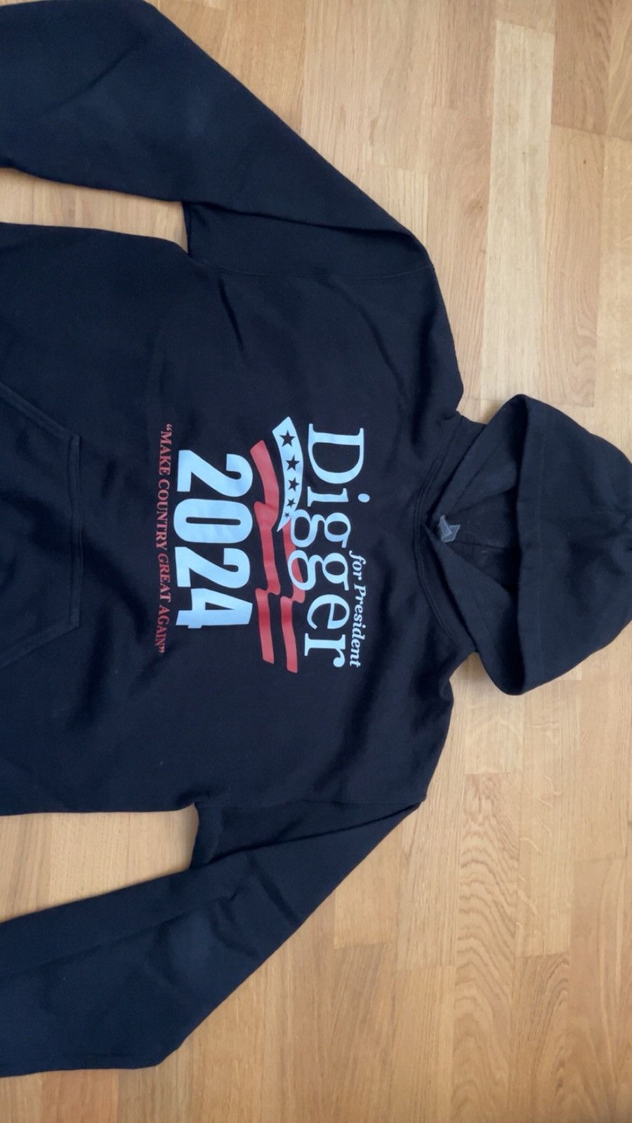 Gildan Digger "Make Country Great Again" Merch Hoodie Size US M / EU 48-50 / 2 - 1 Thumbnail