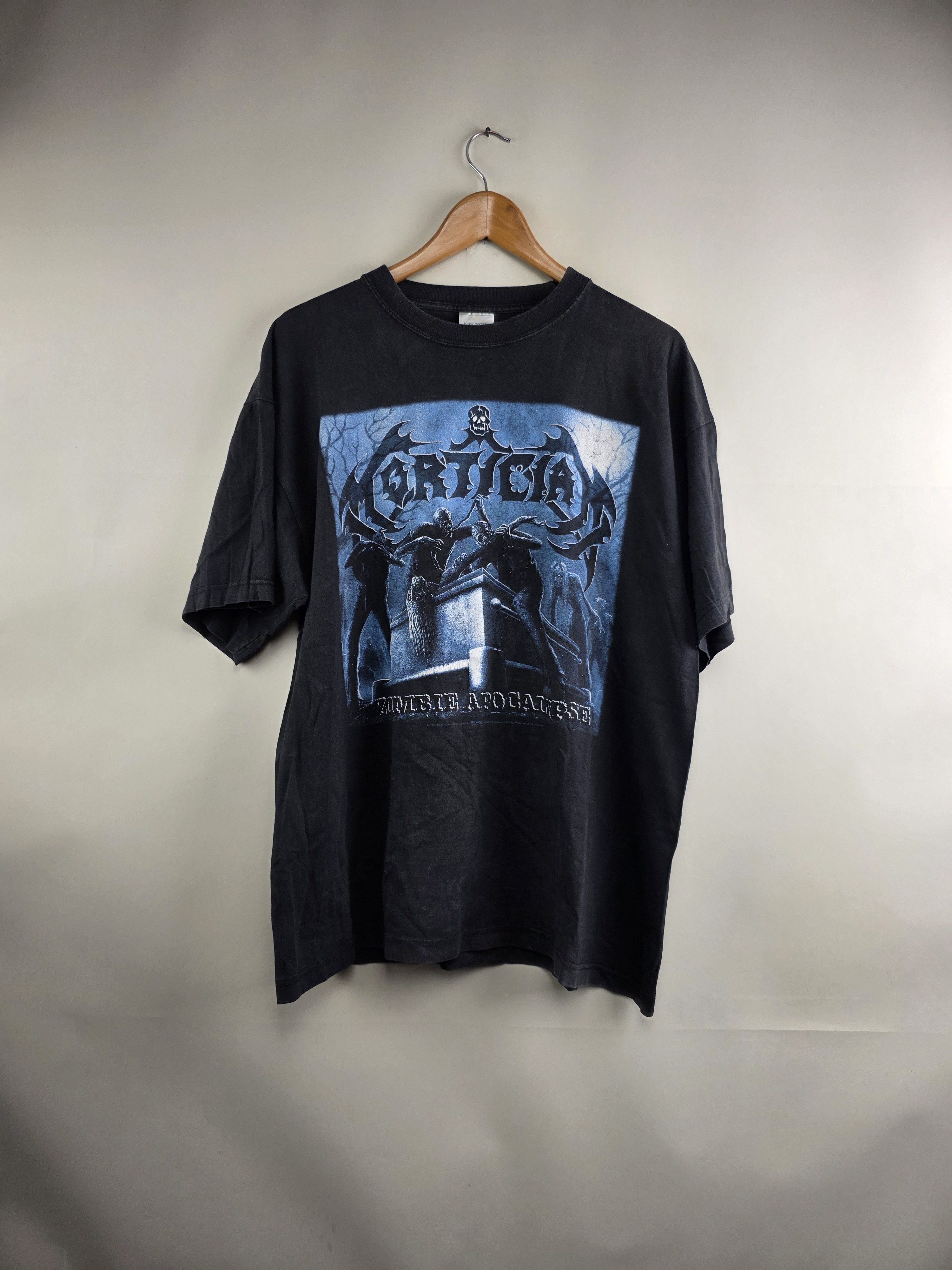 Band Tees 1998 Mortician Zombie Apocalypse 90S Vintage t shirt XL Size US XL / EU 56 / 4 - 1 Thumbnail