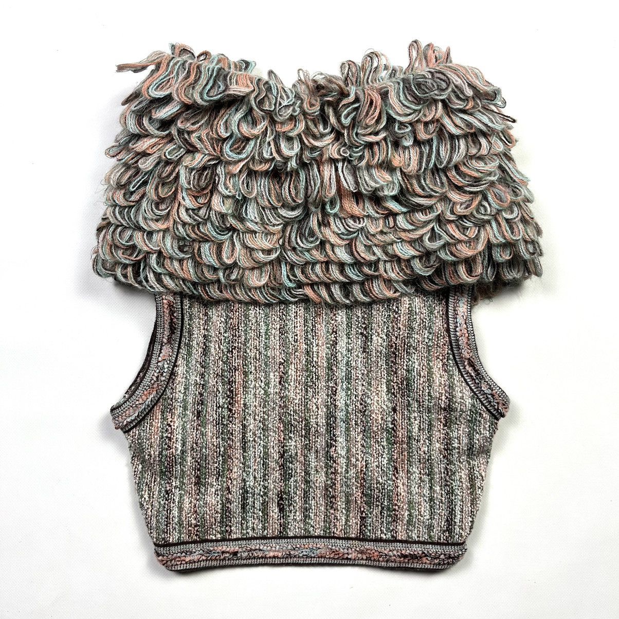 Missoni × Vintage Missoni Bohemian Open Knit Vest Luxury Vintage Multicolour Size S / US 4 / IT 40 - 8 Thumbnail