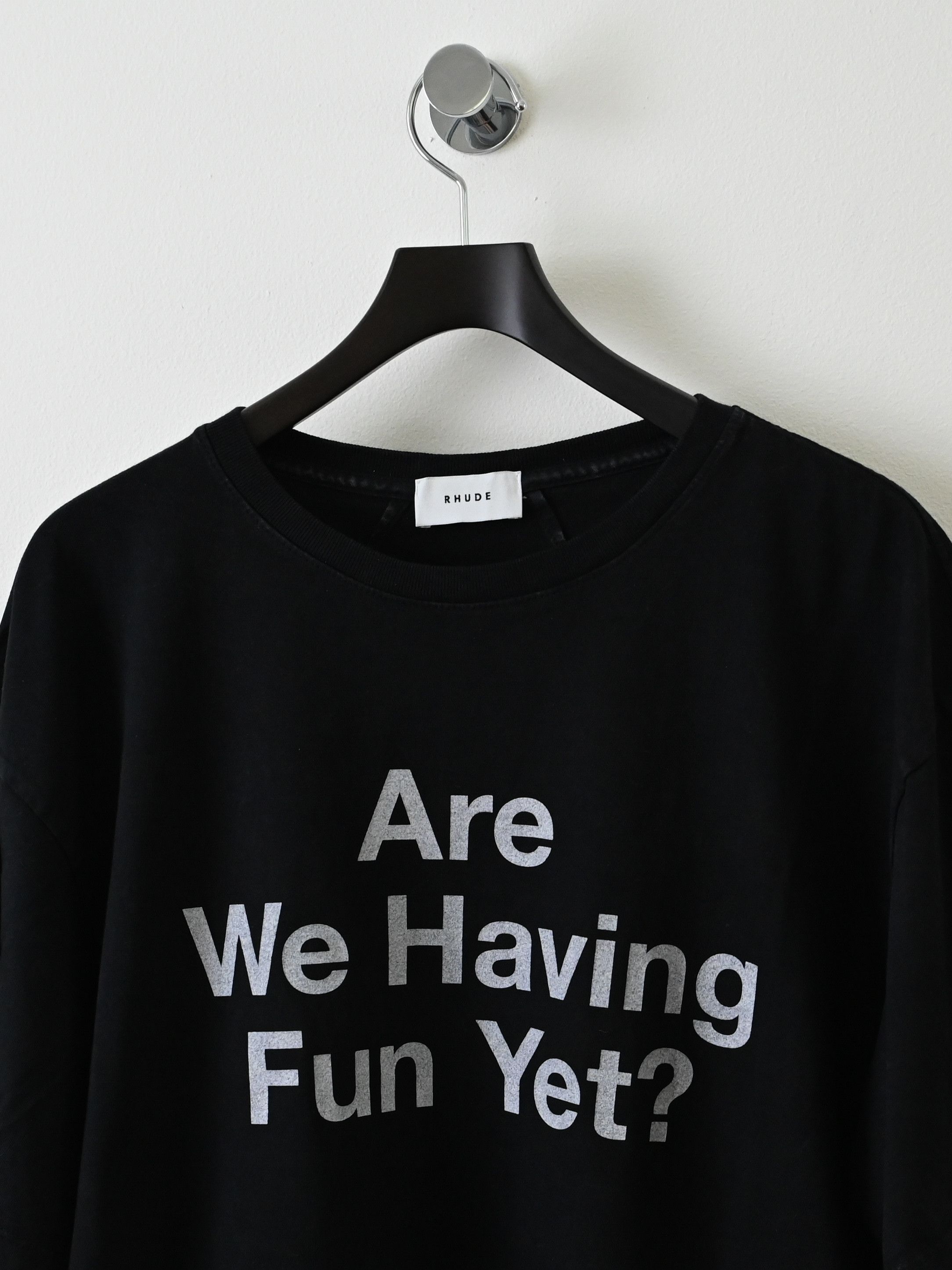 Rhude "Are We Having Fun Yet?" Tee Size US M / EU 48-50 / 2 - 4 Thumbnail
