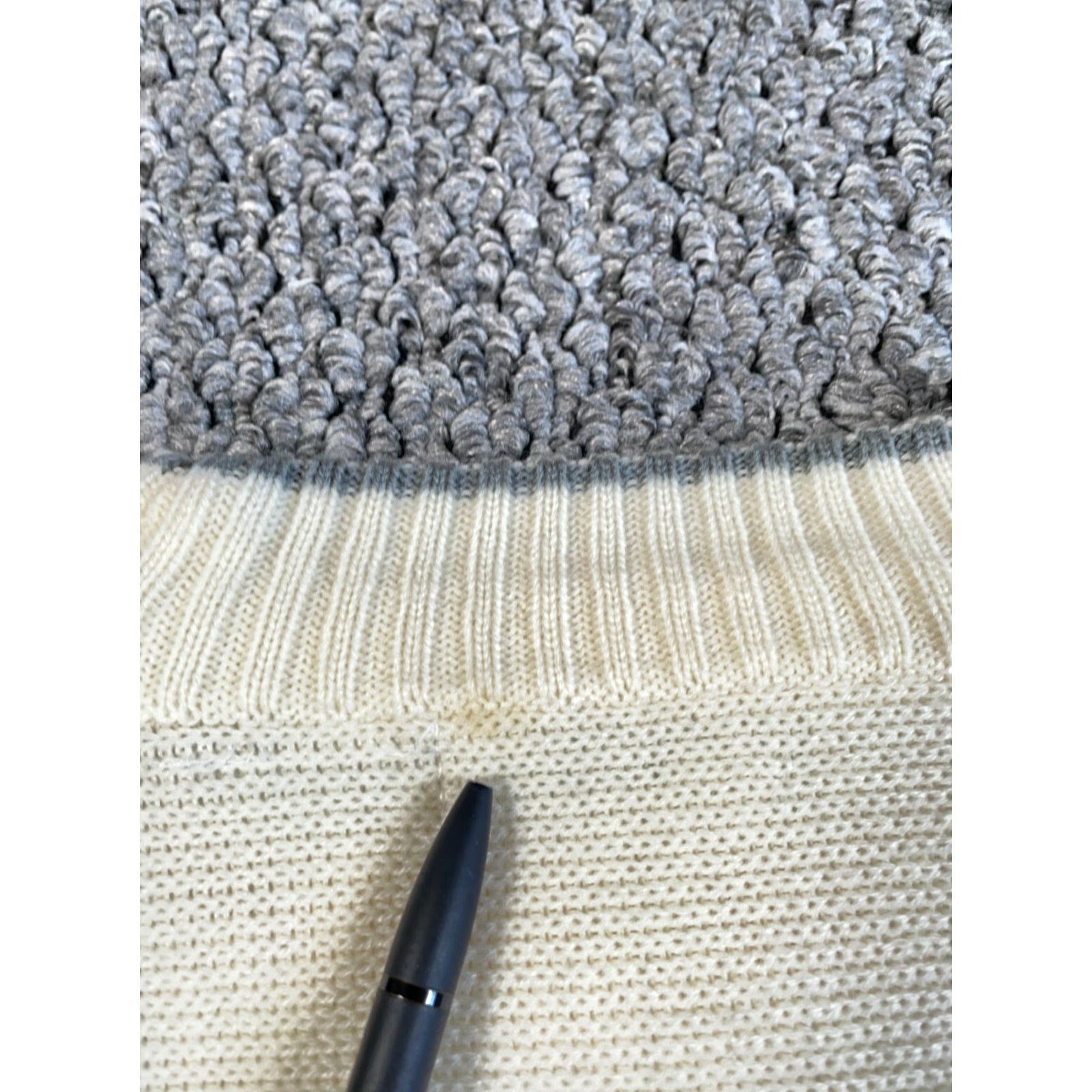 Vintage VTG 80s Vintage Geometric Knit Sweater Crew Neck Adult S Ivory Mens Pullover Geometric Pattern 80s Classic Dad Preppy Size US S / EU 44-46 / 1 - 5 Thumbnail