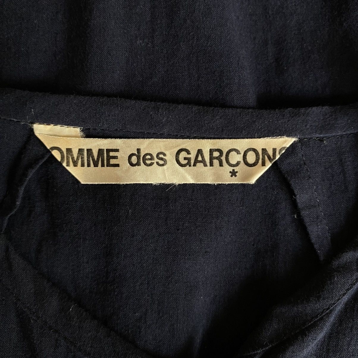 Comme des Garcons Comme des Garcons Navy Sleeveless Button Top Size L / US 10 / IT 46 - 6 Thumbnail