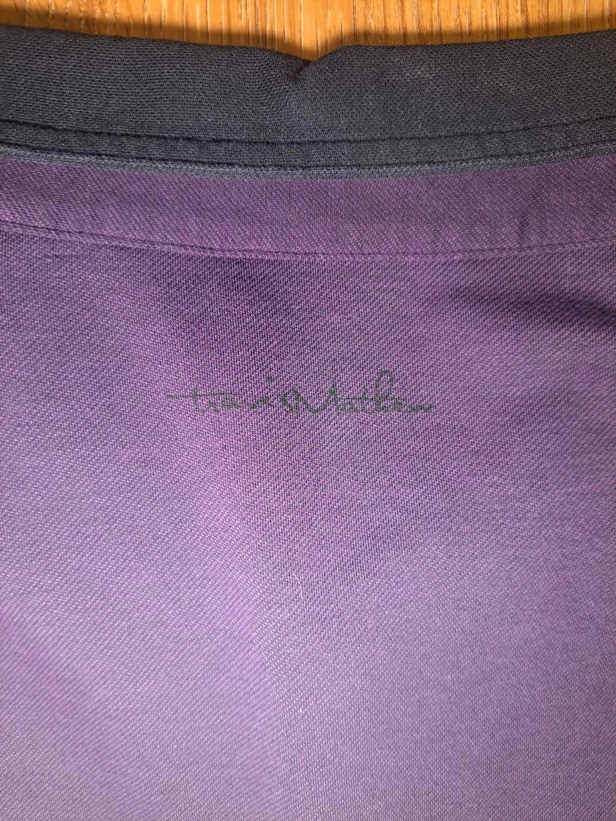 TravisMathew Travis Mathew Golf Polo Shirt Mens XXL Purple Pima Cotton Size US XXL / EU 58 / 5 - 4 Thumbnail