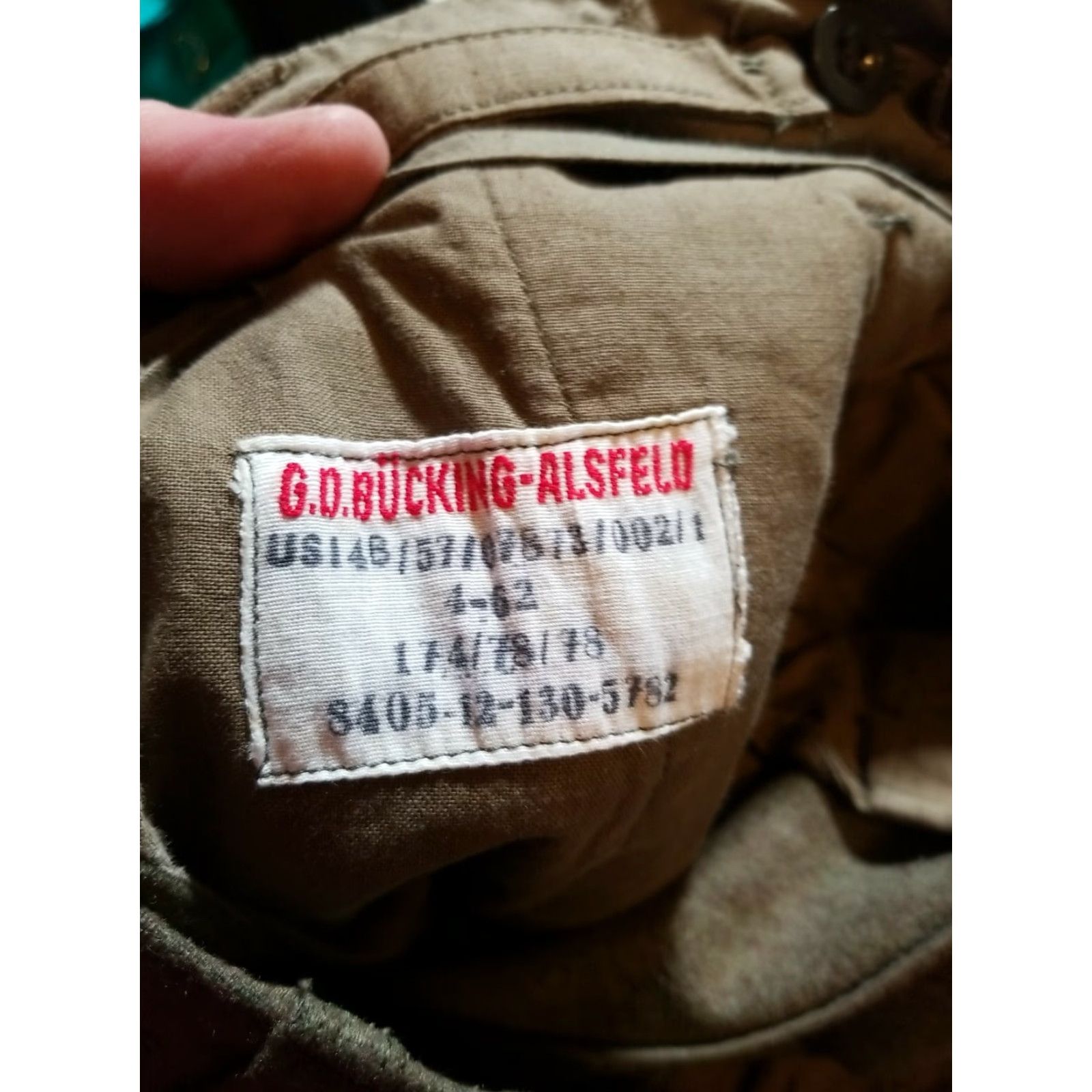 Vintage VINTAGE G.D. Bucking-Alsfeld Military Heavy Wool Cargo Pants 30x29 Mens Size 30x29 Brown Green Cargo Wool Distressed Size US 30 / EU 46 - 4 Thumbnail