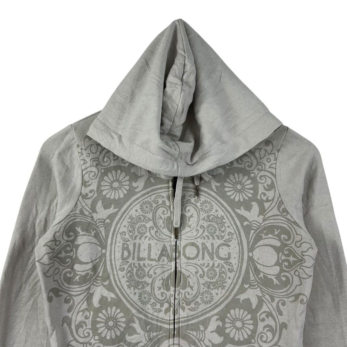 Billabong BILLABONG SURFING Vintage Floral Zip Hoodie Gray Size US M / EU 48-50 / 2 - 2 Thumbnail