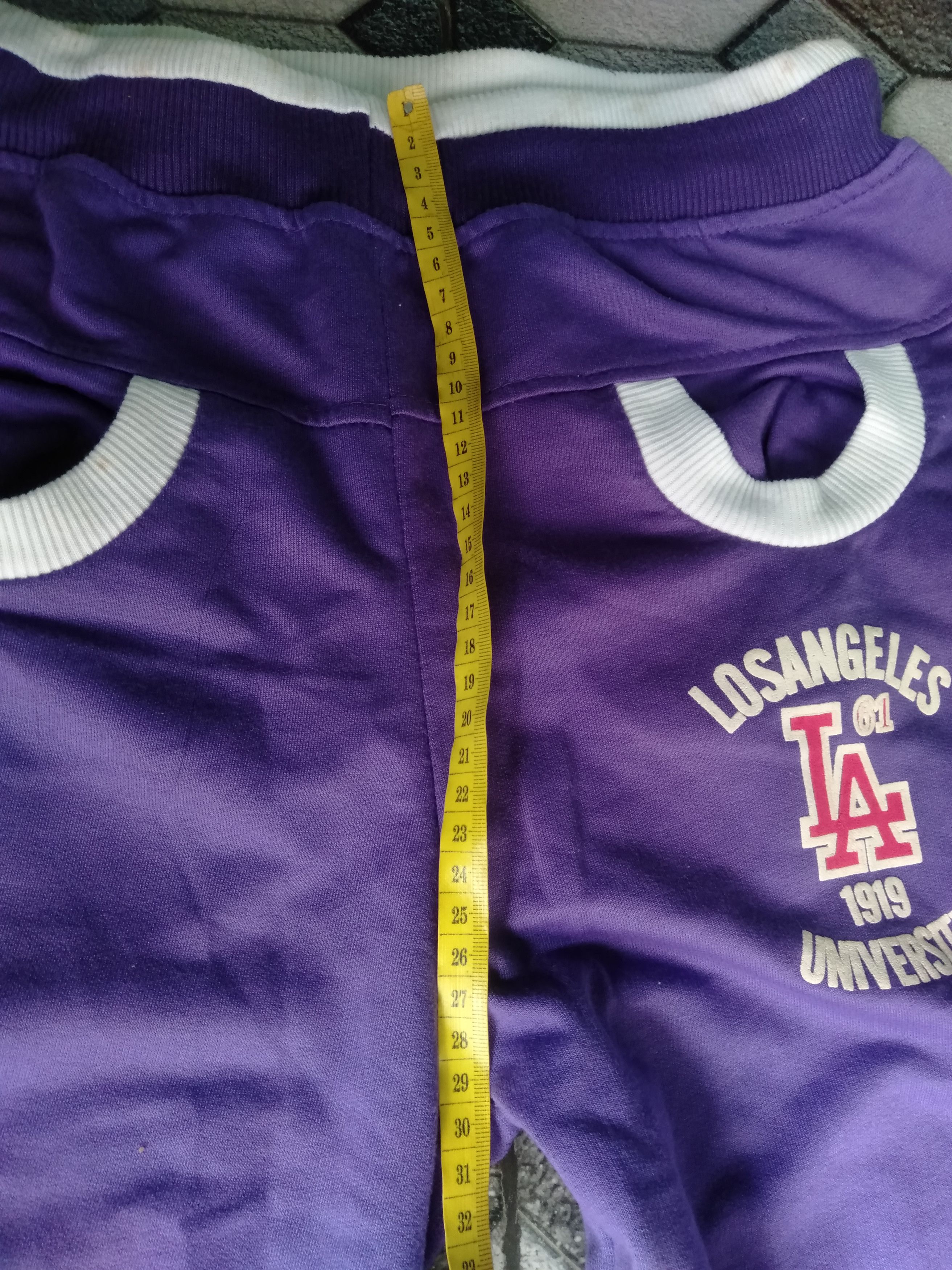 Japanese Brand × MLB × Vintage Vintage 90s los angeles Shorts pants Joggers Size US 33 - 6 Thumbnail
