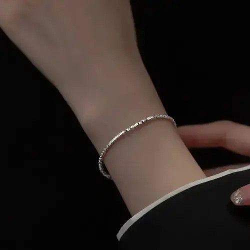 Jewelry Simple Lrregular Bracelets in Silver, Men's