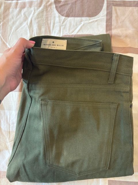 Imogene + Willie Imogene + Willie - Barton Slim, Olive/Army Green Size US 32 / EU 48 - 6 Thumbnail