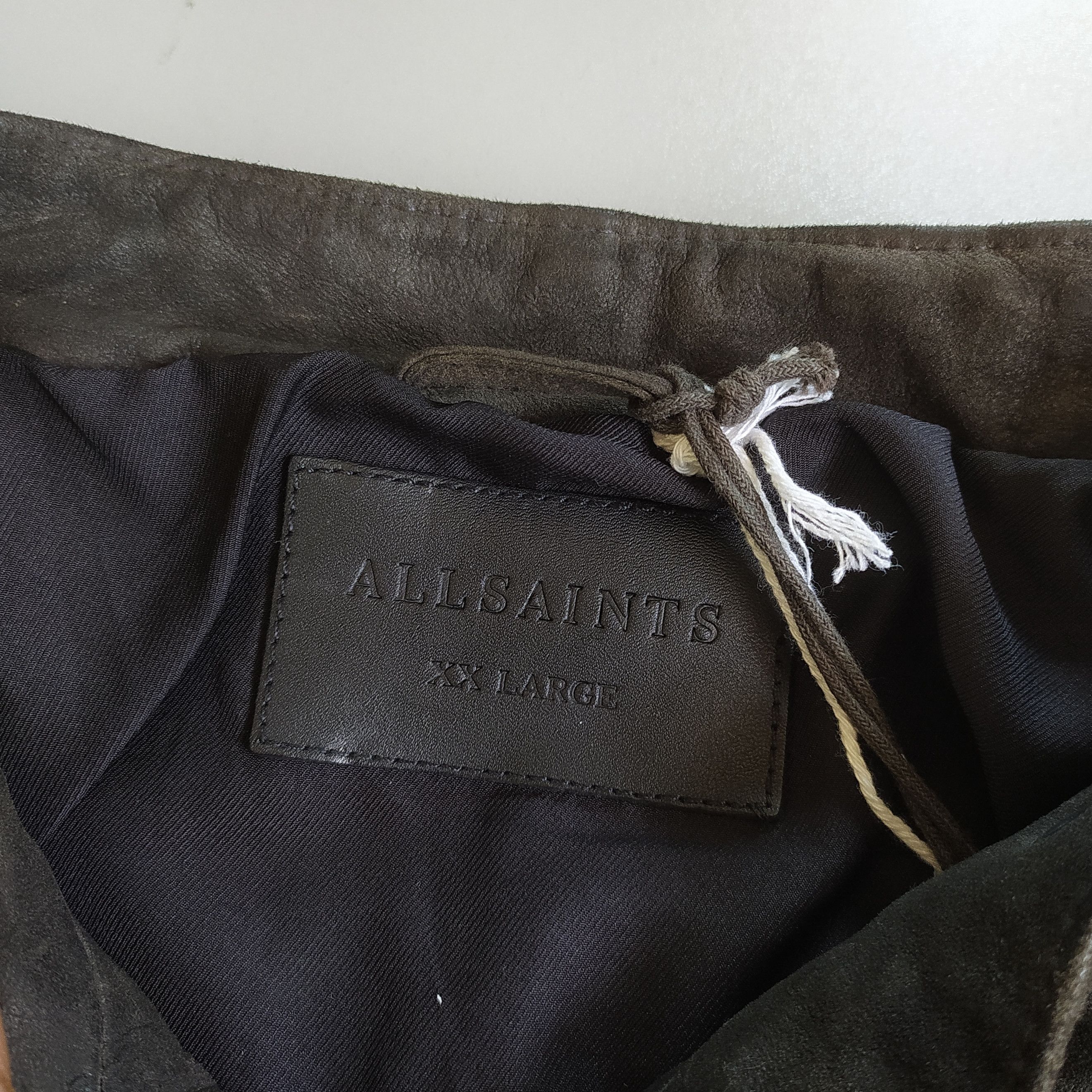 Allsaints ALLSAINTS Cora Suede Leather Jacket Free Shipping FTP/9016 Size US XXL / EU 58 / 5 - 6 Thumbnail