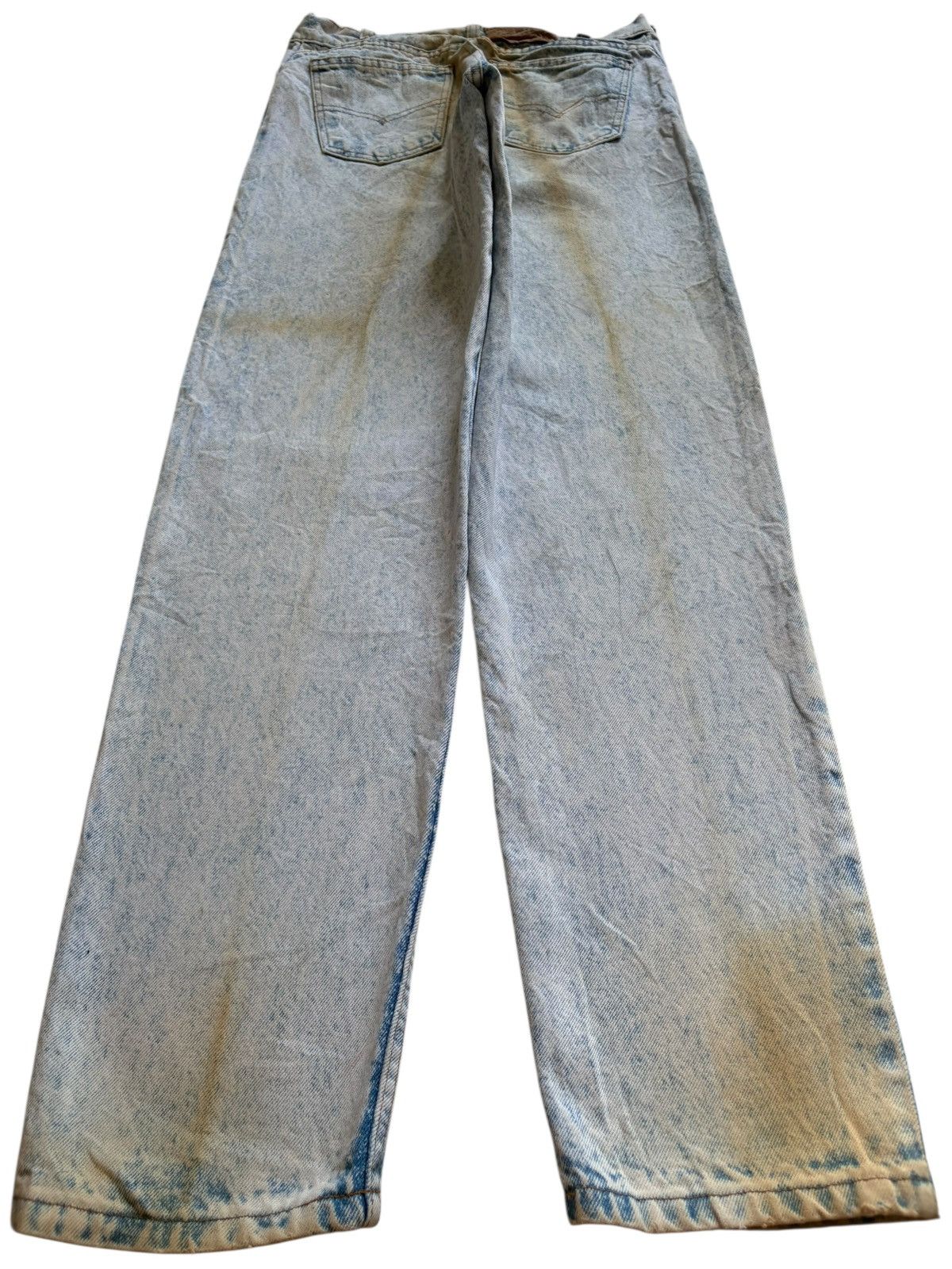 Levi's Vintage 90s Levis 661 Orange Tab Bleached Jeans Size US 32 / EU 48 - 2 Thumbnail