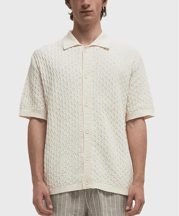 Les Deux BNWT SS24 LES DEUX GESPERTUS SS KNIT SHIRT M Size US M / EU 48-50 / 2 - 1 Thumbnail