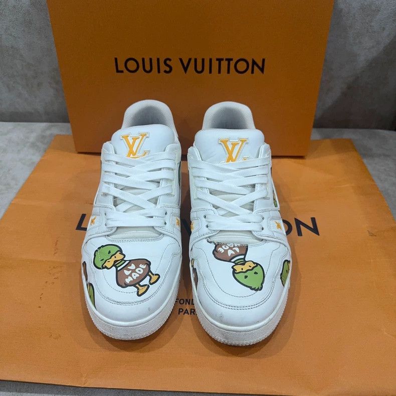 Louis Vuitton Louis Vuitton Trainer Co-branded Trendy Printed Board Shoe Size US 8.5 / EU 41-42 - 2 Thumbnail