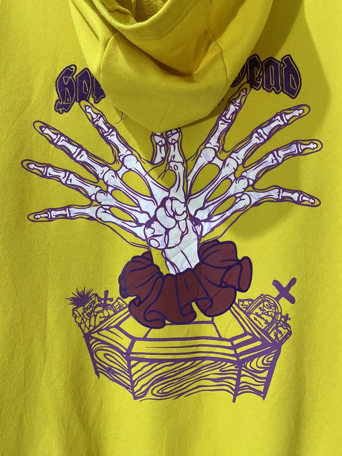 If Six Was Nine Inner Skull Hand Sign Poem Embroidery Details Japanese Style Size US XXL / EU 58 / 5 - 19 Thumbnail