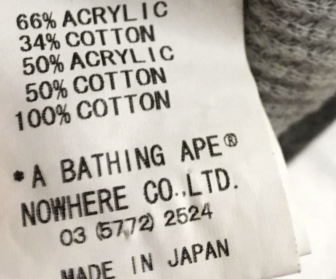 Bape Bape crew neck pullover sweatshirt Size US S / EU 44-46 / 1 - 6 Thumbnail