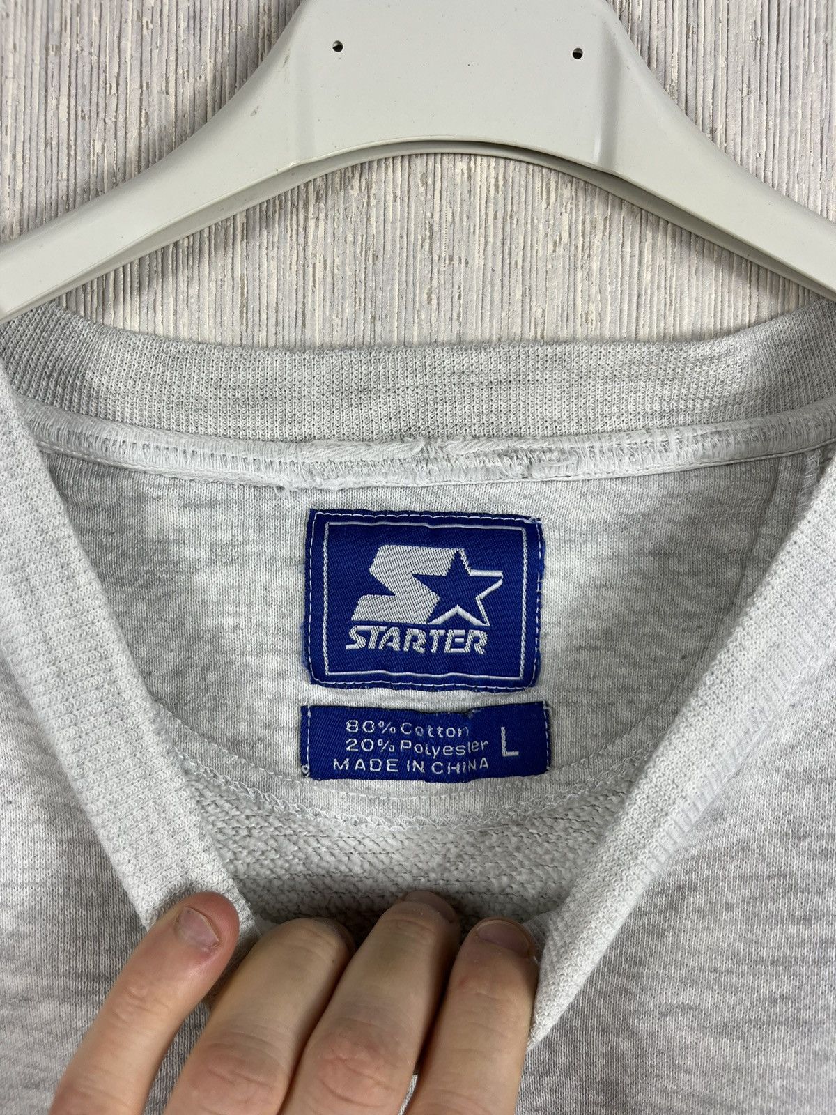 Starter × Vintage Vintage 90s Starter Norte Dame y2k fightin’ irish sweatshirt Size US L / EU 52-54 / 3 - 15 Thumbnail