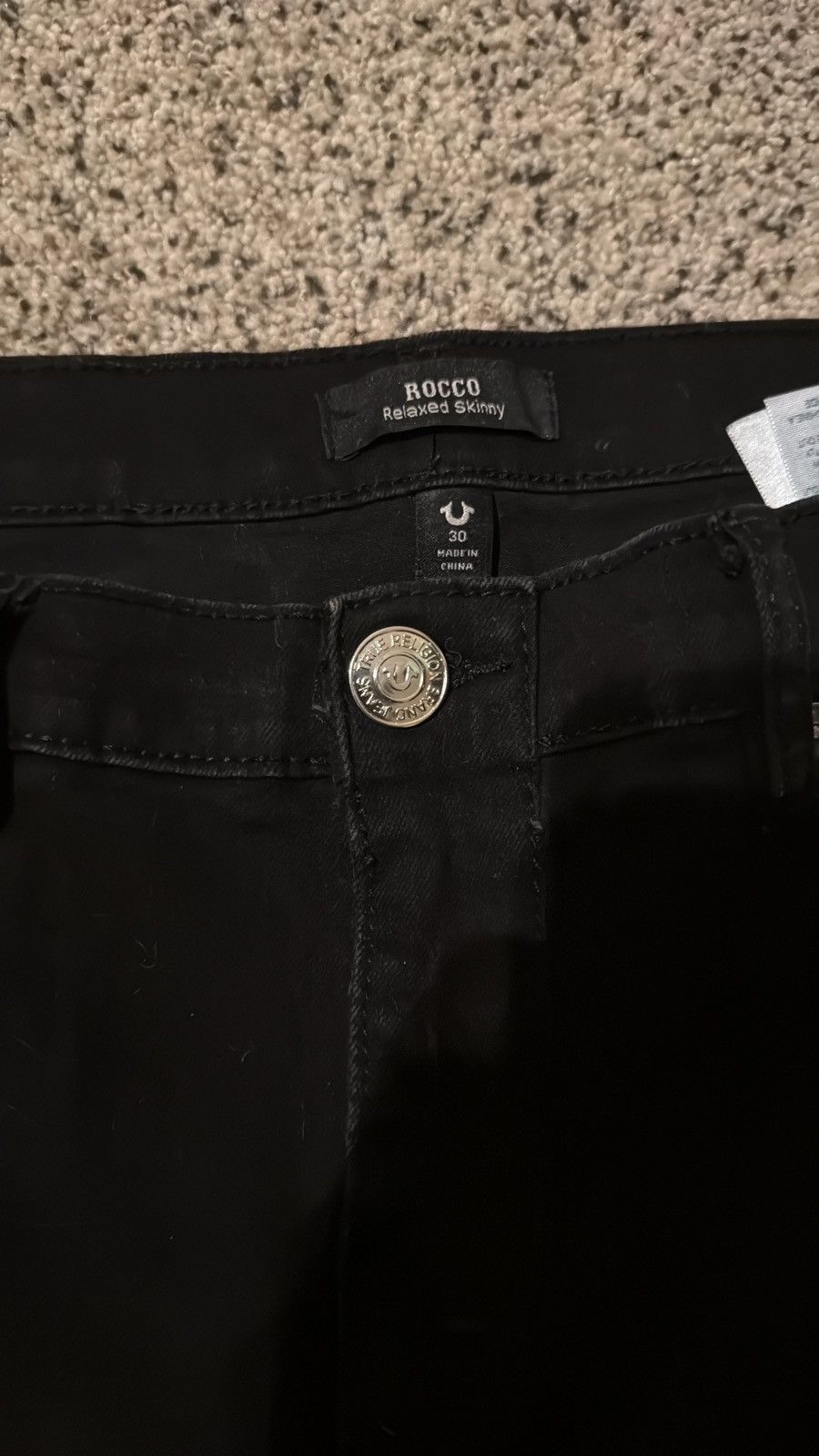 True Religion Rocco Relaxed Skinny Jeans Size US 30 / EU 46 - 4 Thumbnail
