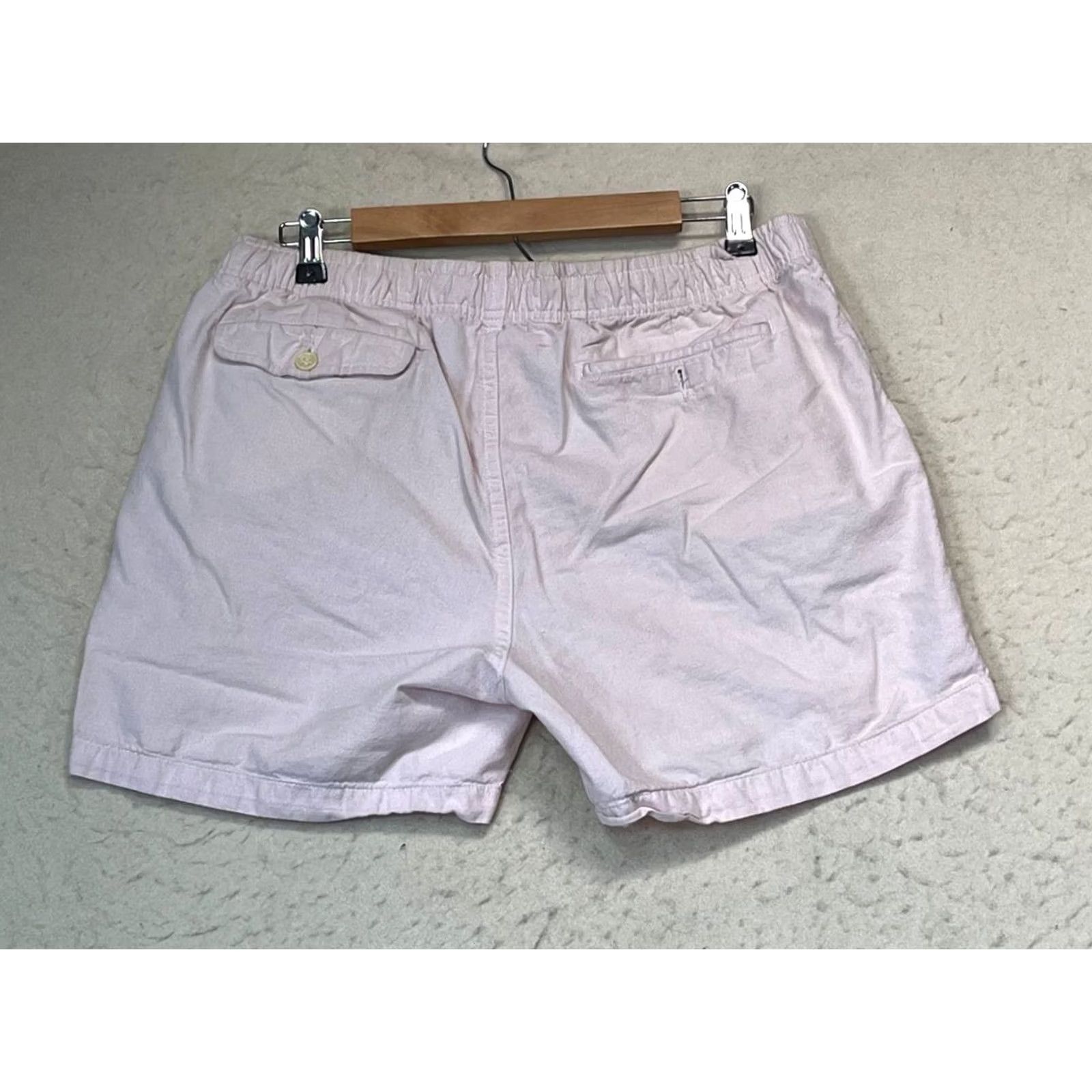 Vintage Polo Play Chino Shorts Pink Men's L Drawstring 6 Inch Inseam Classic Fit Adjustable Waist Regular Size US L / EU 52-54 / 3 - 2 Thumbnail