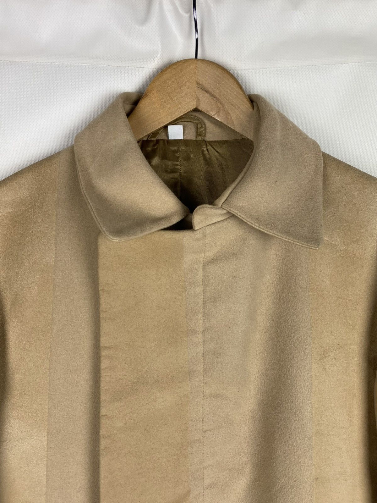 Helmut Lang Helmut Lang Vintage Men’s Wool / Coated Coat Jacket Size US M / EU 48-50 / 2 - 8 Thumbnail