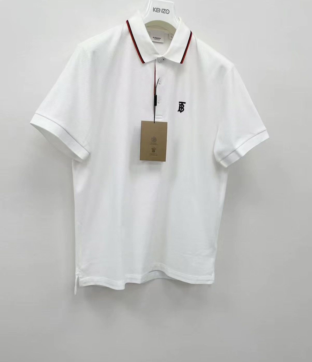 Burberry BURBERRY Embroidered 100% Cotton Short Sleeve Polo Shirt J30 Size US XL / EU 56 / 4 - 3 Thumbnail